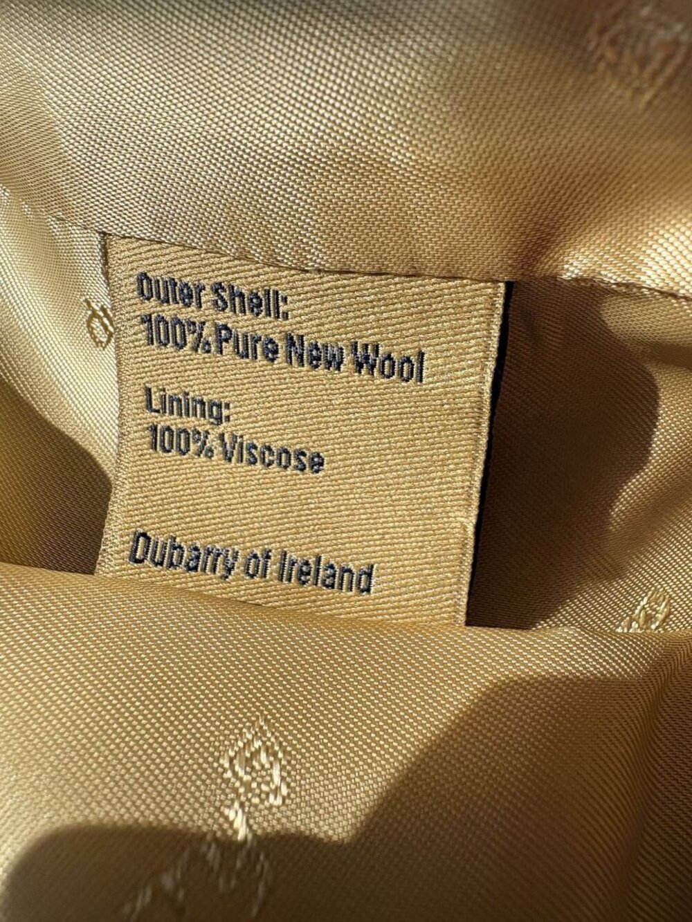 Dubarry Heather Tweed Wool Hacking Jacket UK 12 US 8 - Picture 5 of 6